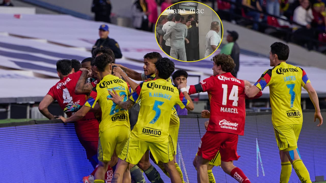 Bronca siguió camino a vestidores y hasta Henry Martín se involucró