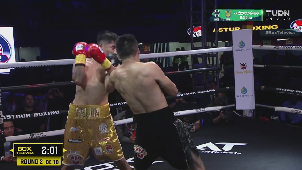 Alberto Mora viene de atrás y ofrece clase de boxeo en Box Televisa