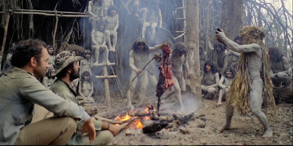 3. Cannibal Holocaust (1980): Filme italiano de horror que, al día de hoy, está prohibido en alrededor de 50 países.