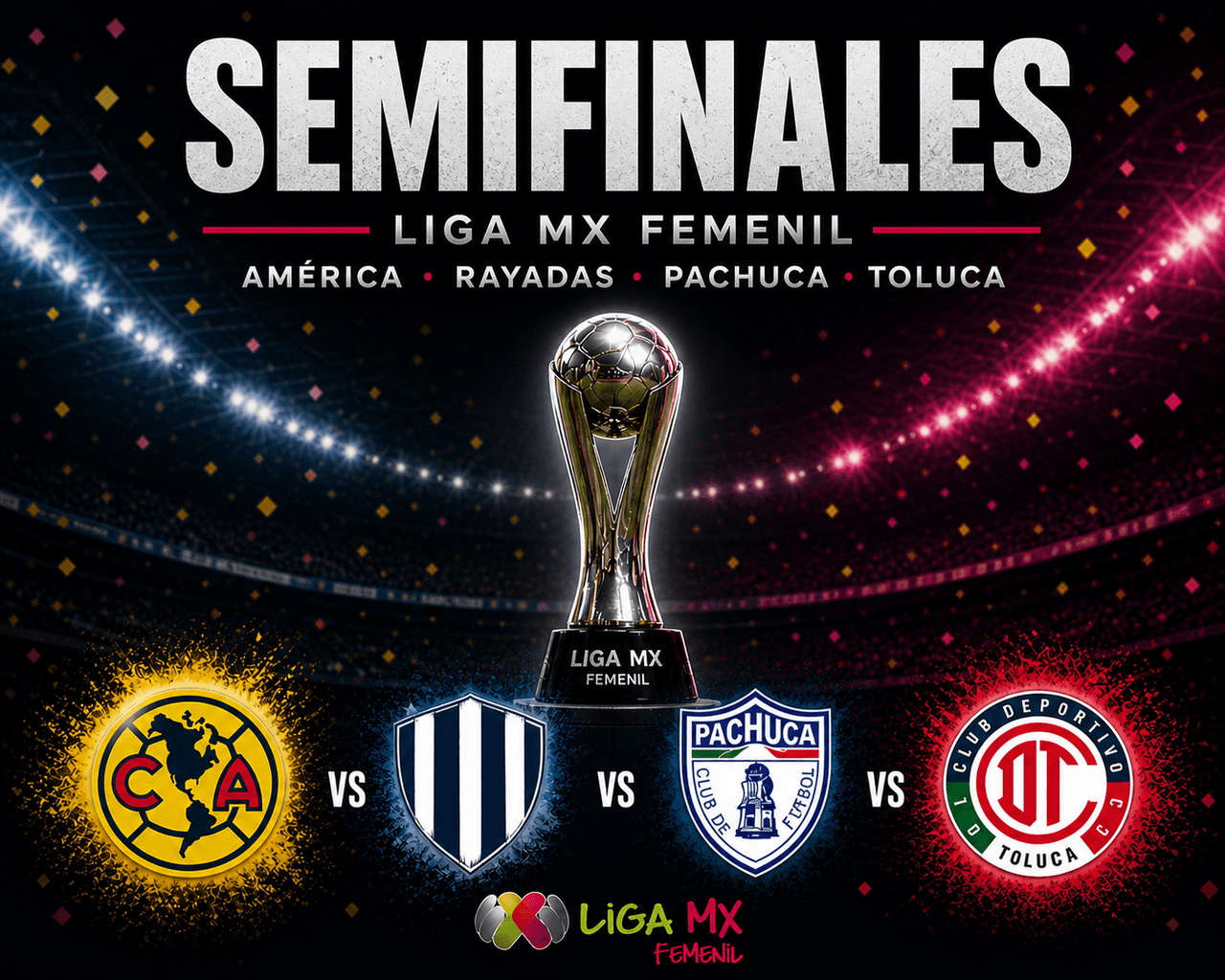 Se definen Semifinales de la Liga MX Femenil