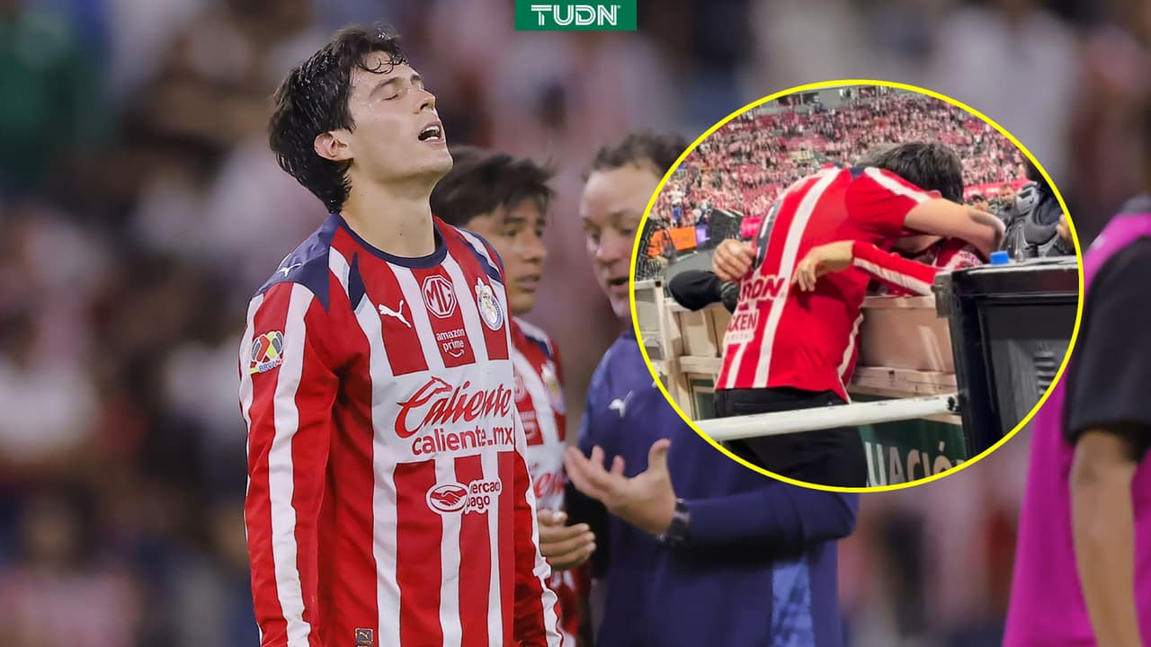 Desgarrador momento de jugador de Chivas tras la eliminación 