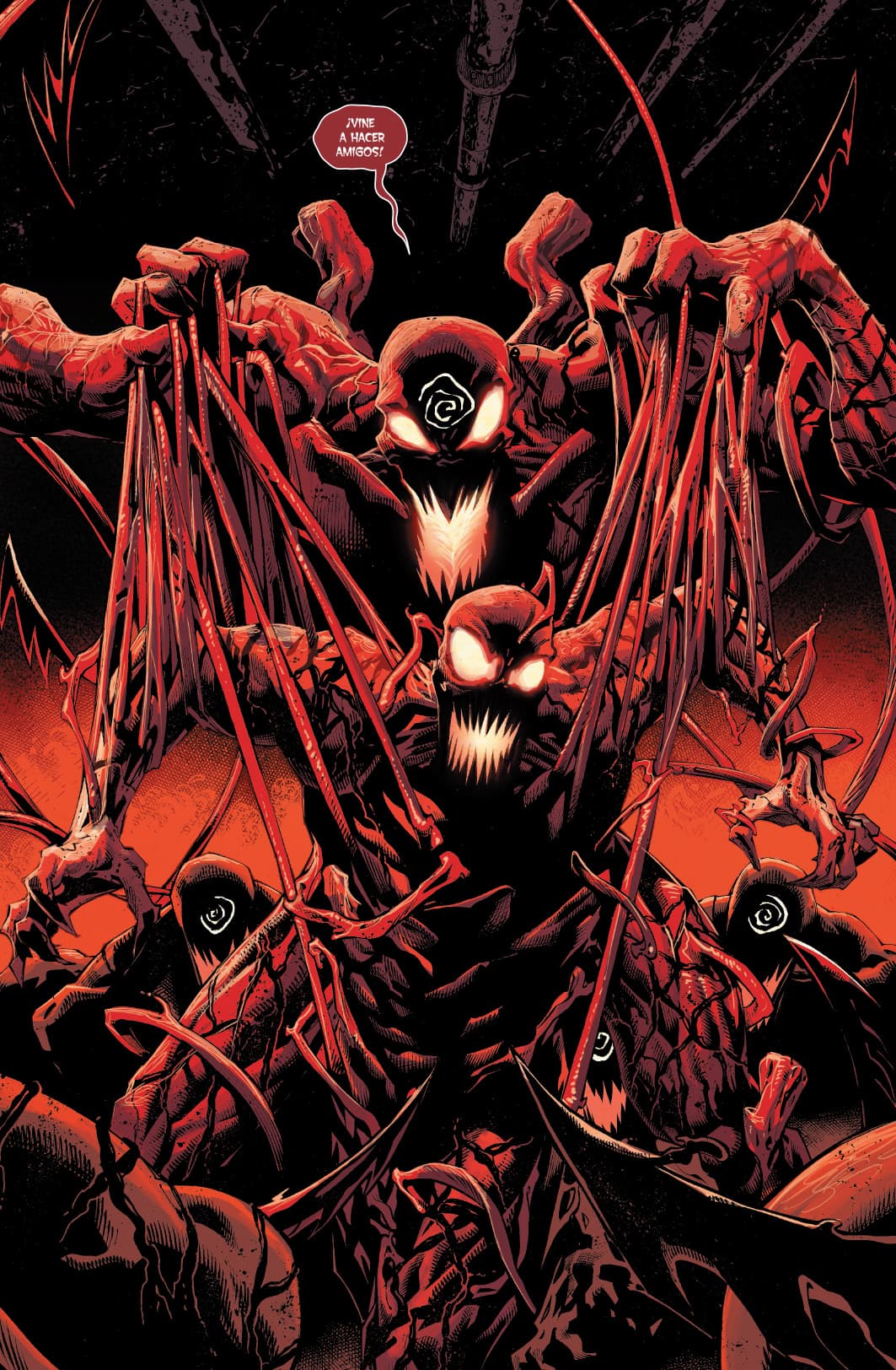 La historia es obscura, el arte está a la par, y el argumento infecta tu atención. Basta decir que ver por primera vez a Venom apoderándose de Hulk para pelear contra Carnage, es imperdible.