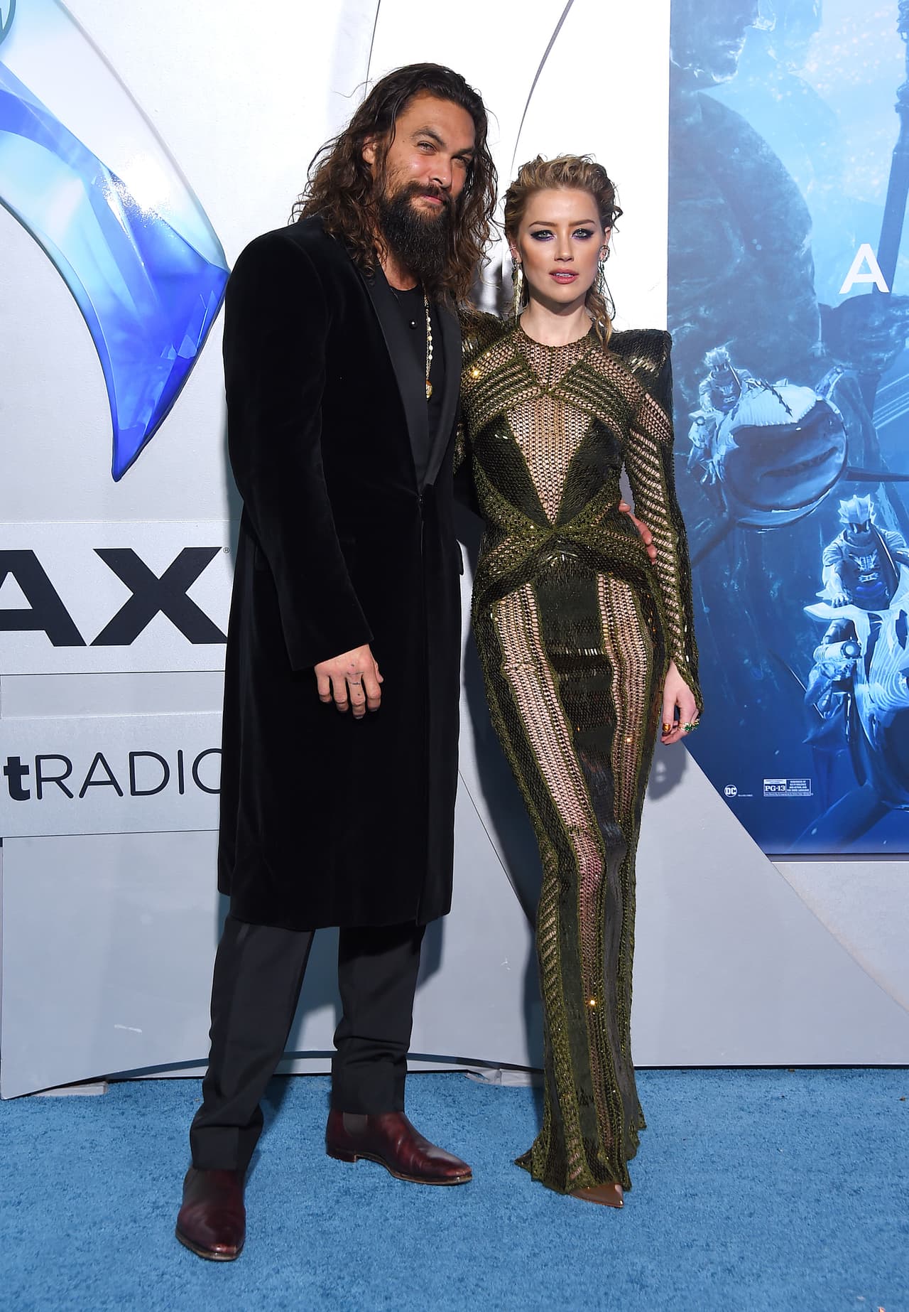 Amber Heard usa foto de Jason Momoa para burlarse de las reglas de desnudos en Instagram
