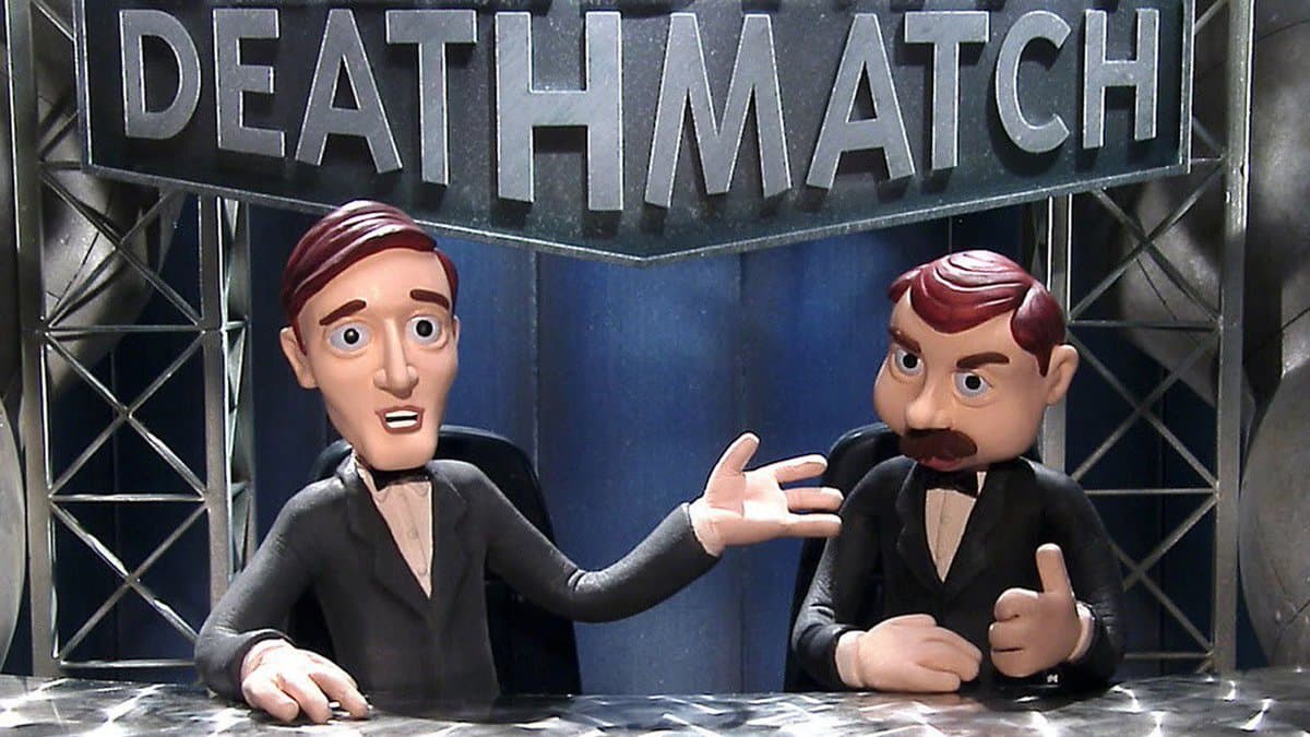 Ya es el colmo. Celebrity Deathmatch vuelto real. Internet se inundó con referencial al programa.