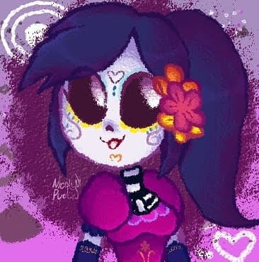 He aquí un dibujo tierno en el que el autor usó el hashtag #alebrije.