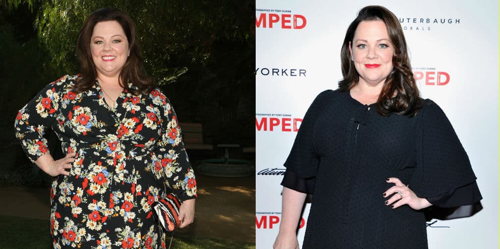 2. Melissa McCarthy: Con dieta y ejercicio, la nominada al Oscar ha bajado más de 22 kilos pero no perdió gracia.