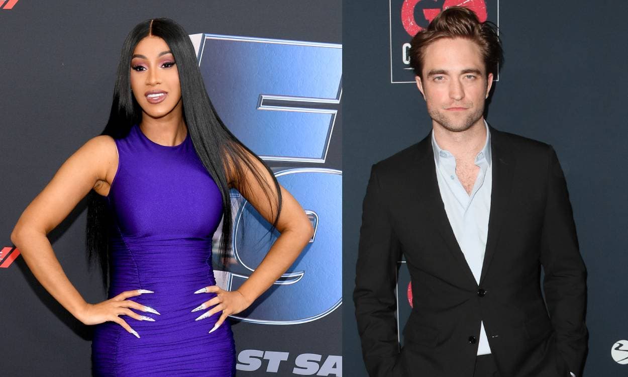 ¡Como una adolescente! Así reaccionó Cardi B cuando conoció a Robert Pattinson