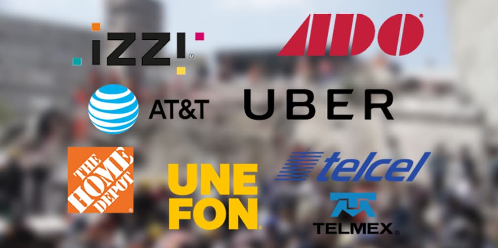 ¡Comparte! Estas empresas apoyan a la comunidad tras terremoto