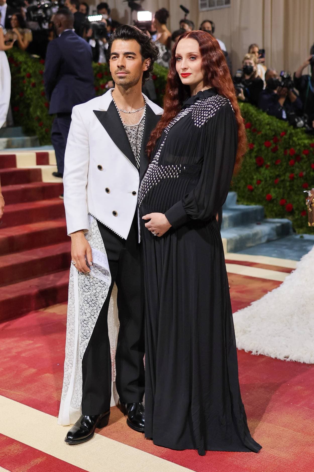Sophie Turner y Joe Jonas en la MET Gala 2022.