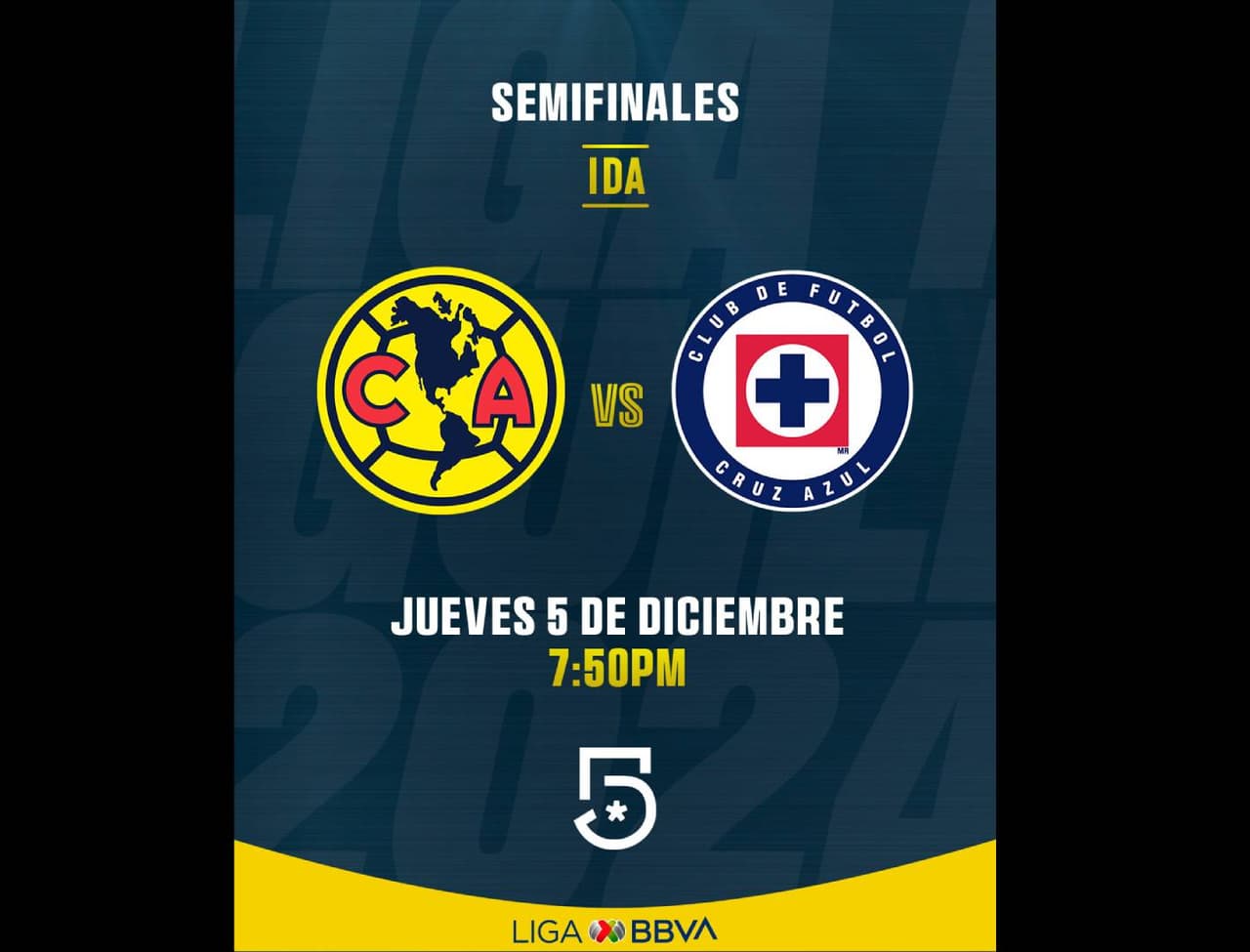 América vs Cruz Azul.