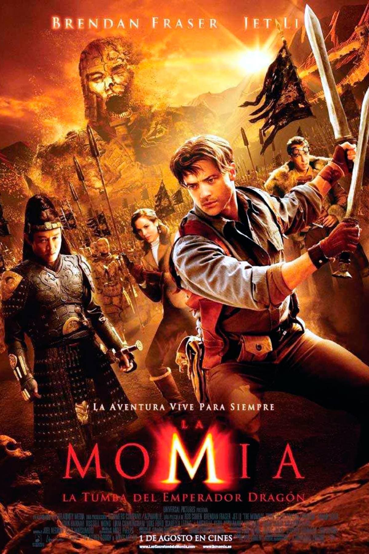 La Momia 3: Brendan Fraser y Michelle Yeoh protagonizan reencuentro