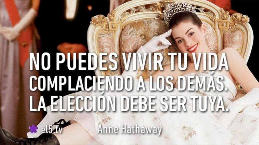 No puedes vivir tu vida complaciendo a los demás. La elección debe ser tuya.