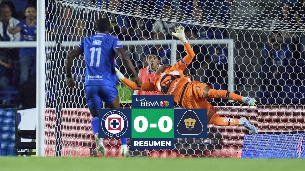 Keylor Navas y Pumas frustran a Cruz Azul en la Final de ida