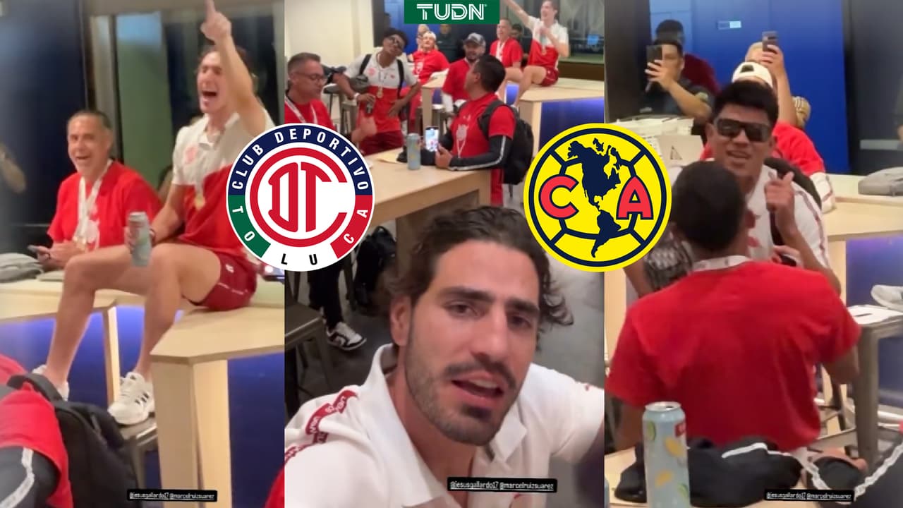 Le repiten la dosis; jugadores de Toluca se burla épicamente de América