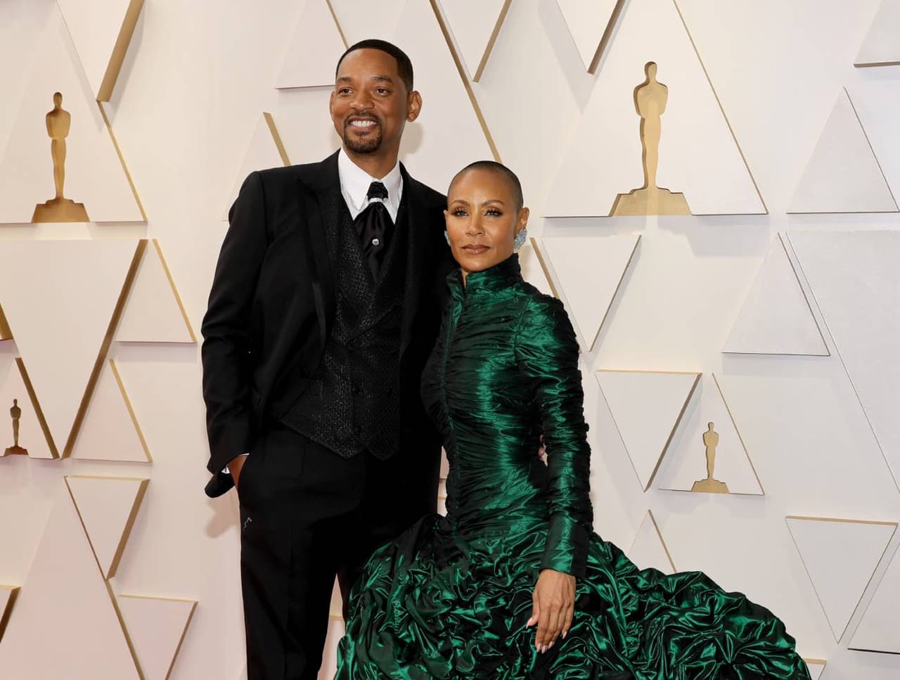 Will Smith y Jada Pinkett Smith en los Premios Oscar.