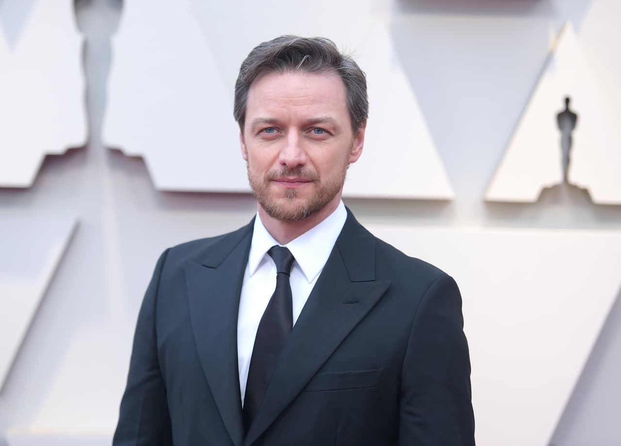 James McAvoy muy seriecito en la alfommbra roja de los Óscar 2019