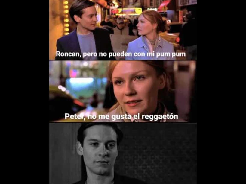 Nos identificamos con Mary Jane en esta ocasión.