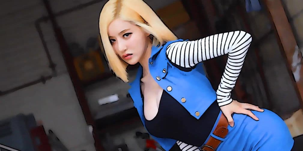 DJ coreana hizo cosplay de Androide 18