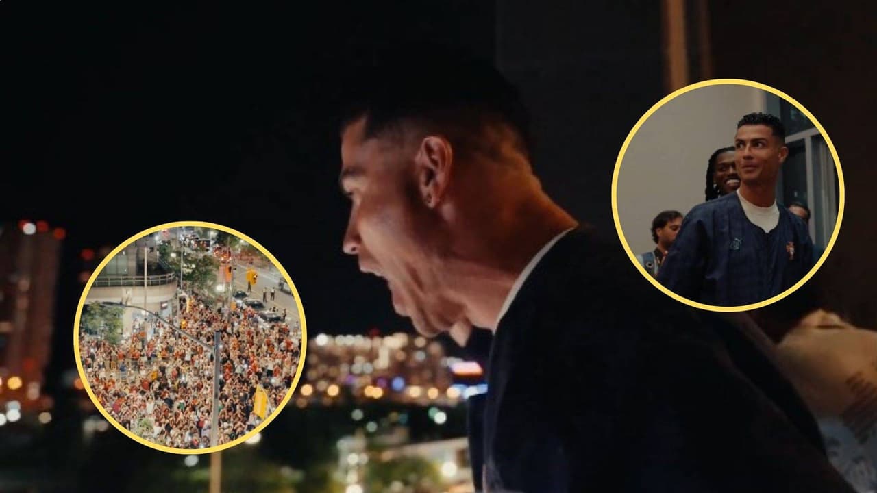 Cristiano Ronaldo celebra triunfo de Portugal ante cientos de fans
