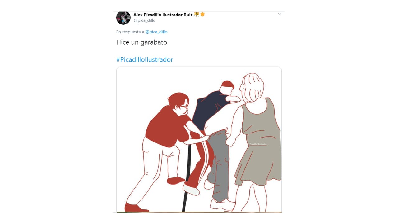 Y claro, ya hay ilustraciones, así que seguramente luego saldrán las playeras, las tazas y todo tipo de souvenirs.