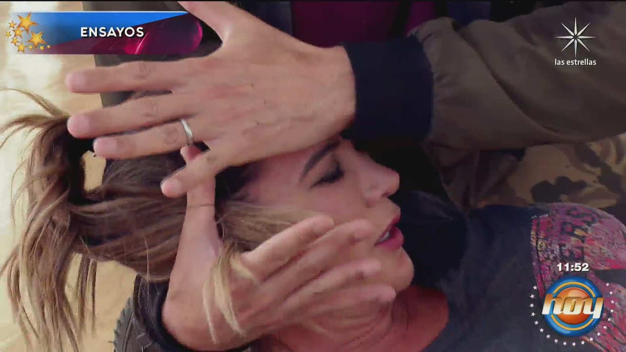Mariazel sufre fuerte golpe en la cabeza durante ensayo de baile