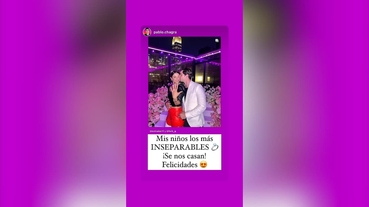 ¡Se nos casan! Sina y Ferka se comprometen en Nueva York