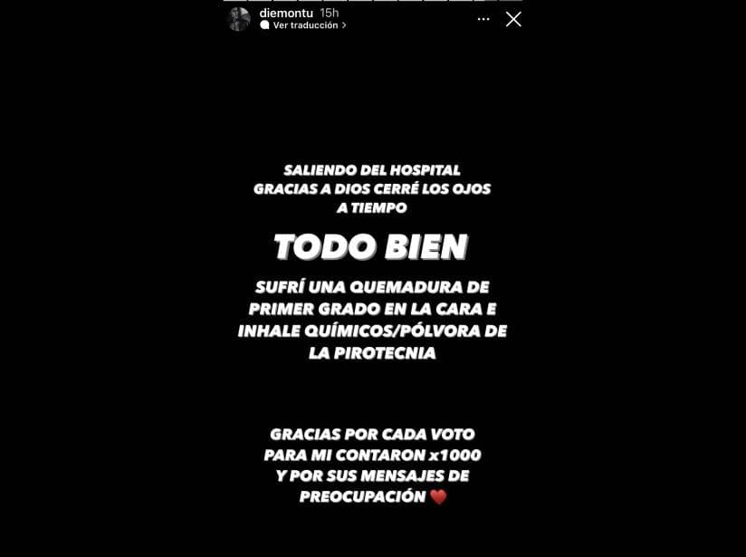 Montu habla de su salud