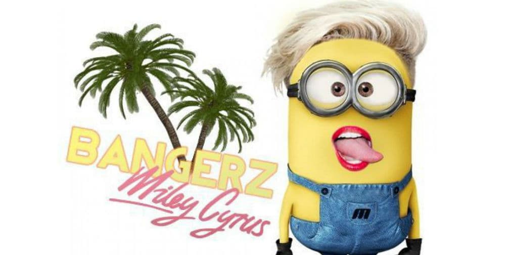 Miley Cyrus: La polémica cantante también fue inmortalizada en versión amarilla, ¡con todo y lengua!