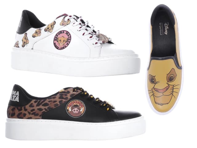 W Capsule tiene toda una línea de calzado del 'Rey León', incluyendo tenis, flats y hasta botas.