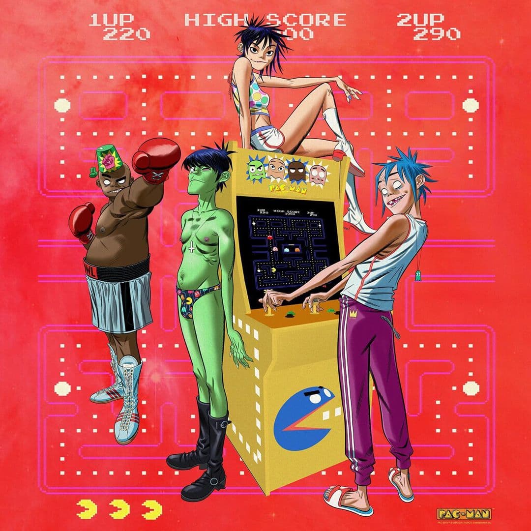 Pac-Man cumple 40 años y Gorillaz le rinde tributo con nueva canción