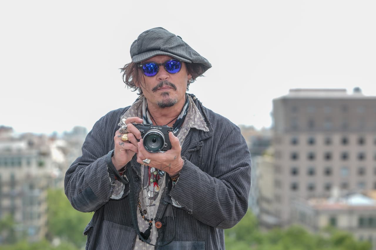 Johnny Depp en la presentación de 'Minamata' en el BCN Film Fest 2021