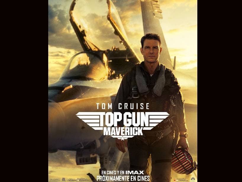 La película 'Top Gun: Maverick' se estrenará en cines y salas IMAX en 2022.