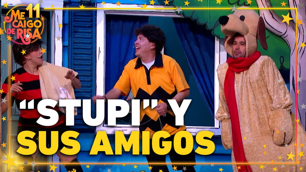 Armando Hernández hace desfiguros con el perro Stupi y sus cuates en el Escenario Inclinado