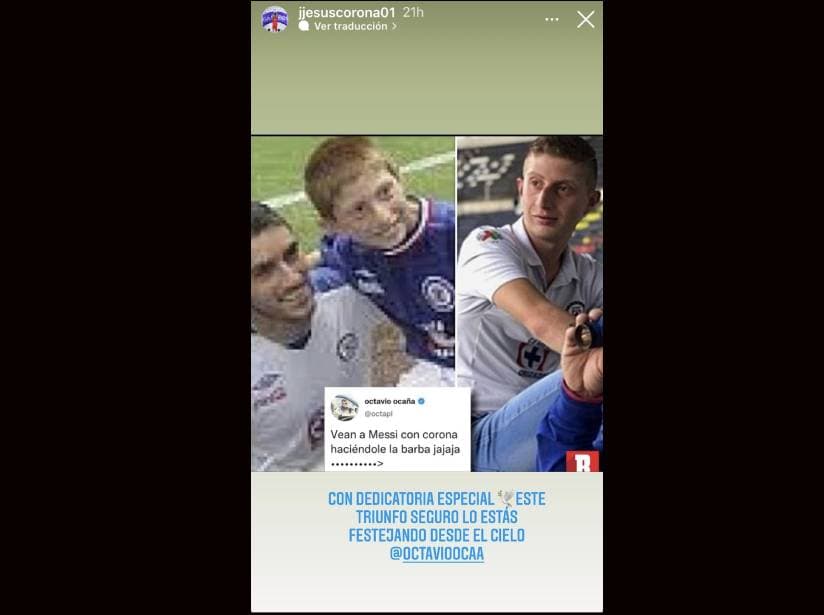 Portero del Cruz Azul dedica triunfo a Octavio Ocaña
