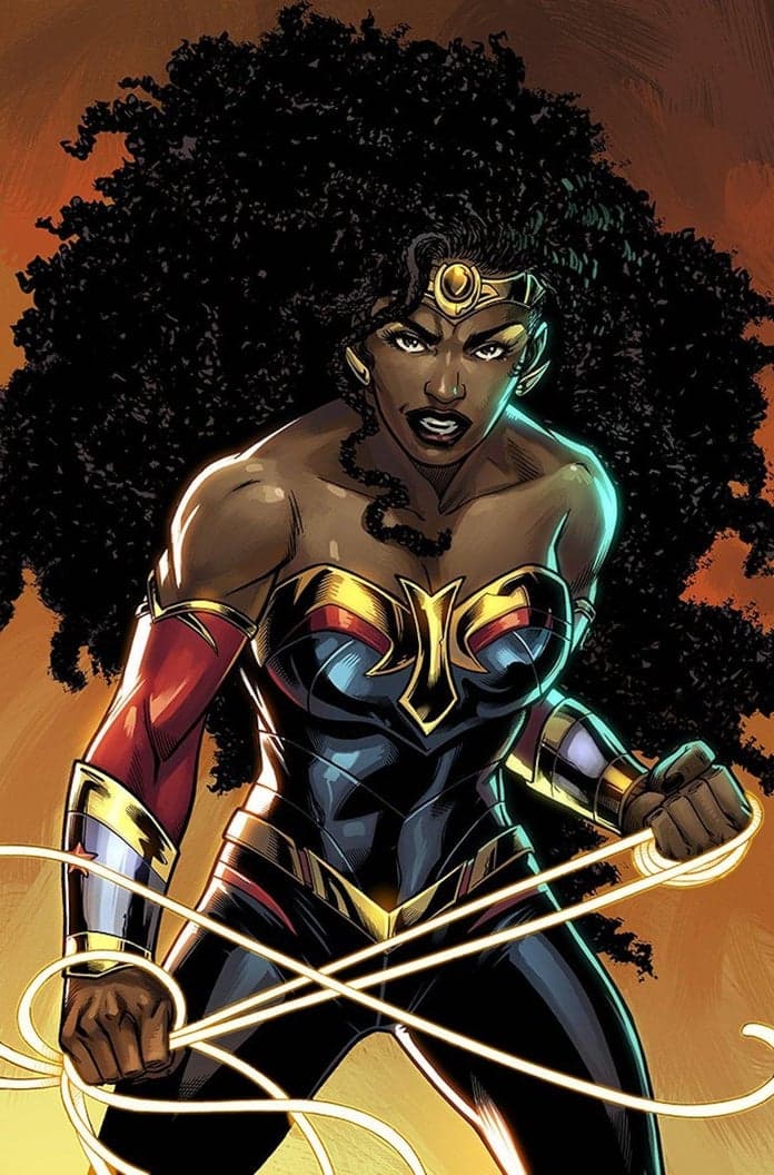 Revelan primera imagen de la Mujer Maravilla afroamericana que está impresionando a todos