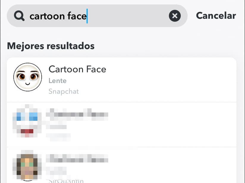 Ahora debes colocar en el buscador ‘cartoon face’, dale click y listo, coloca tu cámara frente a tu mascota y captura sus expresiones más tiernas.