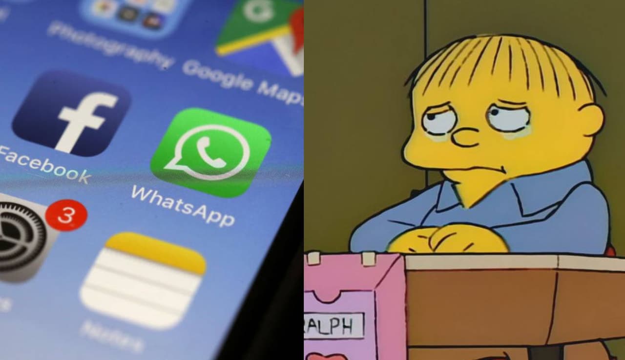 ¡Los memes no faltaron! Reportan la primera caída de WhatsApp, FB e Instagram del 2022