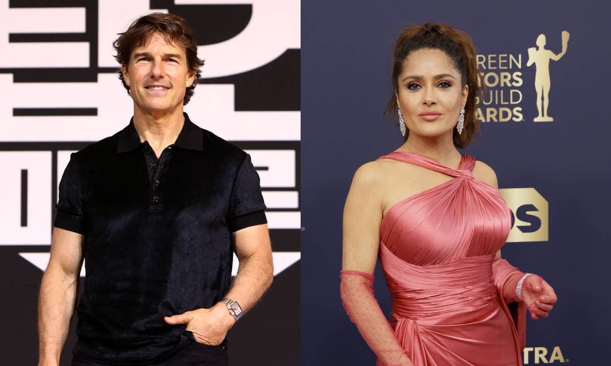Salma Hayek invitó a cenar a Tom Cruise, ¡y todo se salió de control!