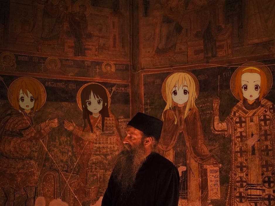 Una serie de ilustraciones polémicas que combinan el anime con el arte religioso ruso ha sido descubierta por fans occidentales.