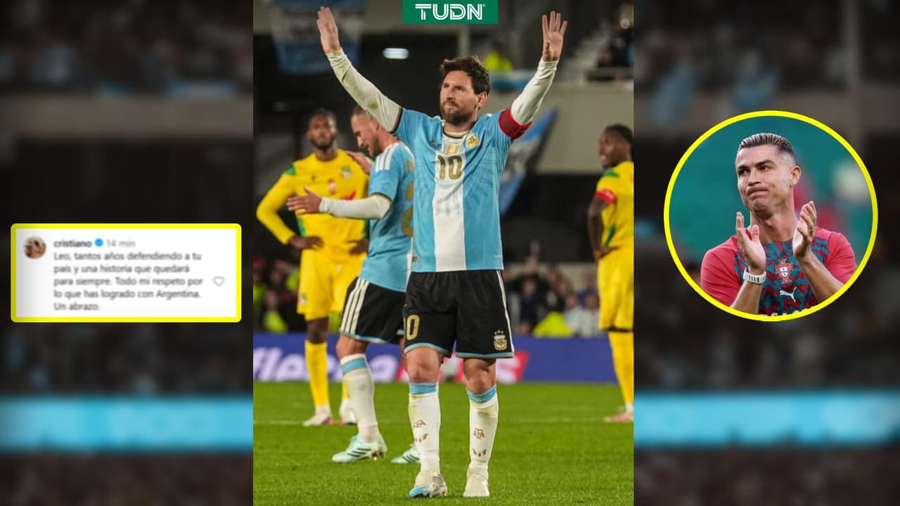Cristiano Ronaldo reacciona a despedida de Lionel Messi