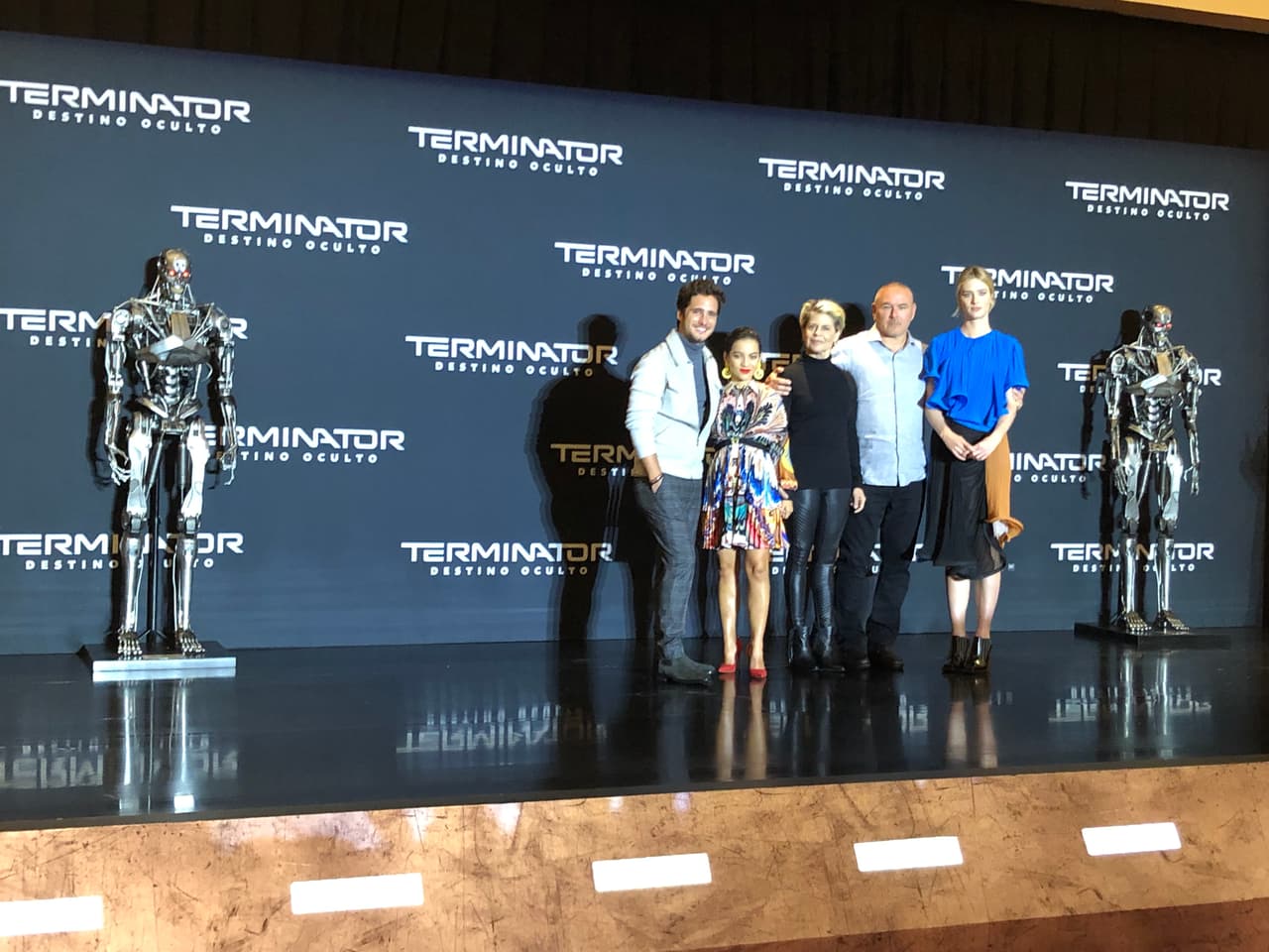 El director y el elenco presentaron Terminator: Dark Fate