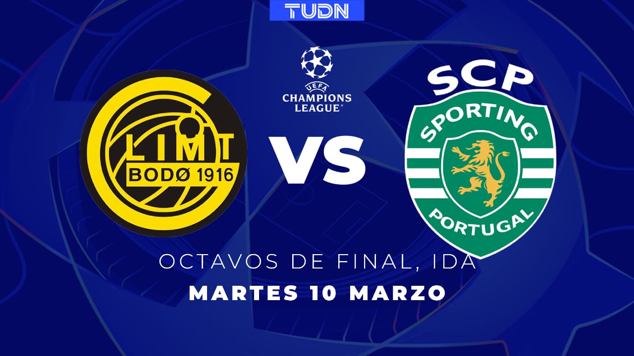 Horario y dónde ver el Bodo/Glimt vs. Sporting CP de Octavos de Final Ida en Champions League