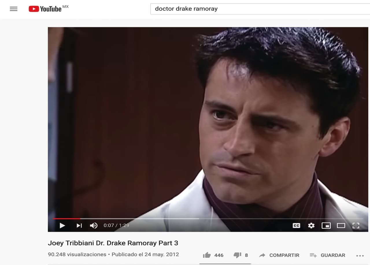 Ademas, también se la pasaría buscando videos de él en YouTube y leyendo los comentarios que dejara la gente. Aunque sus amigos le sugirieran que no hiciera caso de lo que lee, Joey seguro sí se vería afectado por las respuestas negativas.