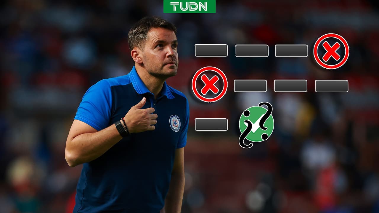 Larcamón tiene segunda peor racha sin ganar en Cruz Azul en torneos cortos