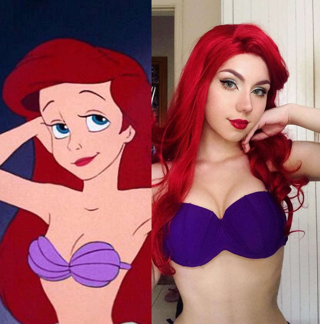 Con la misma cabellera hizo a Ariel, la protagonista de La Sirenita.