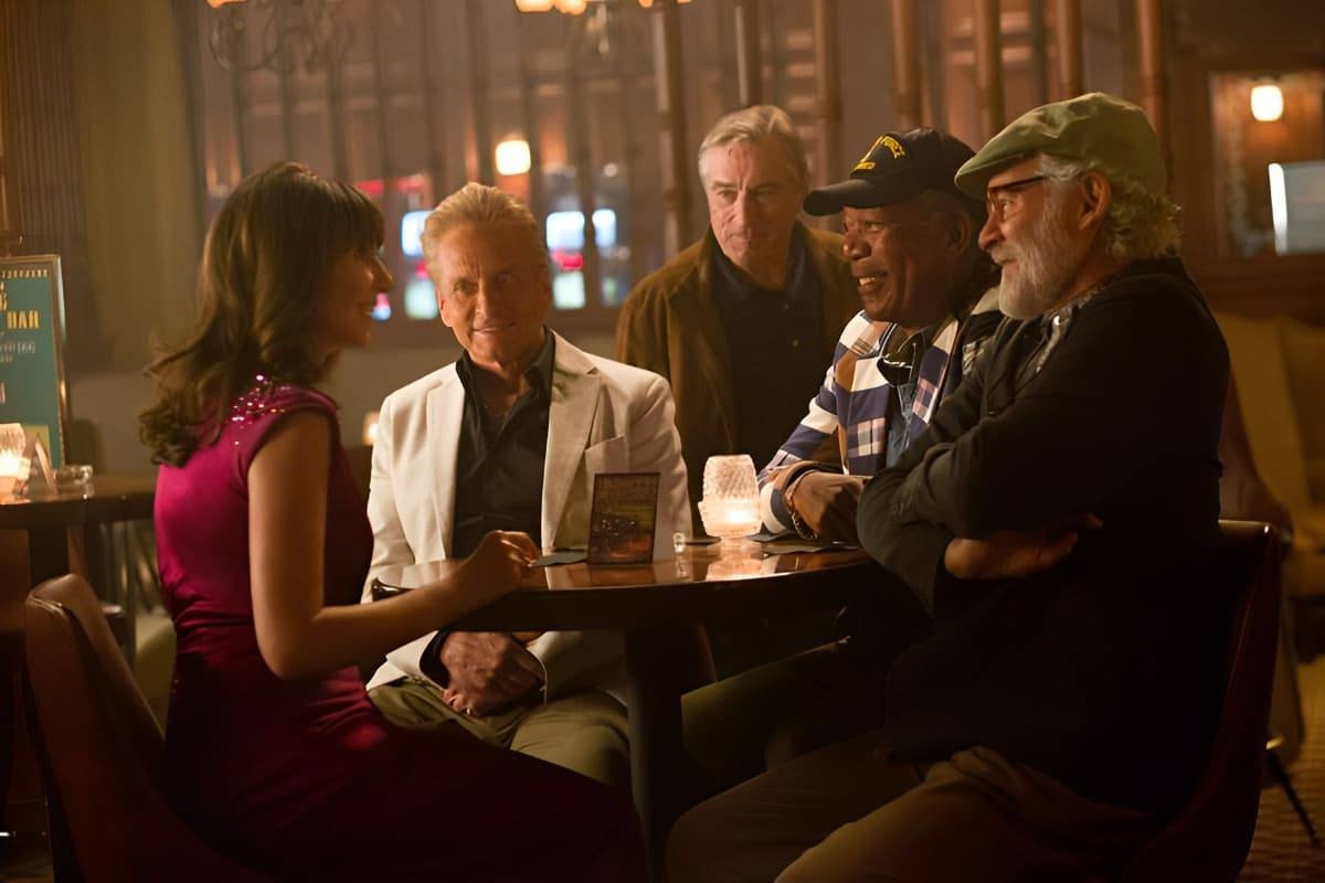 Michael Douglas, Robert De Niro, Morgan Freeman y Kevin Kline protagonizan ‘El último viaje a Las Vegas’.