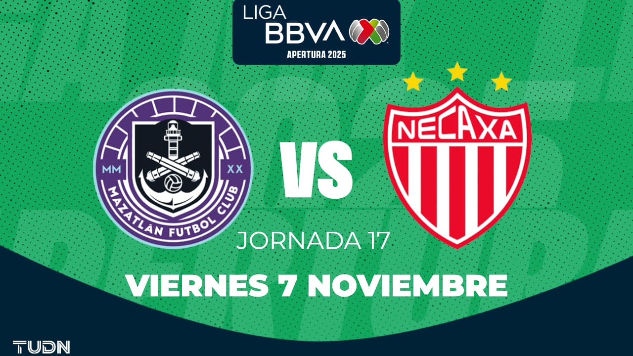 Horario y dónde ver el Mazatlán vs. Necaxa de la Jornada 17
