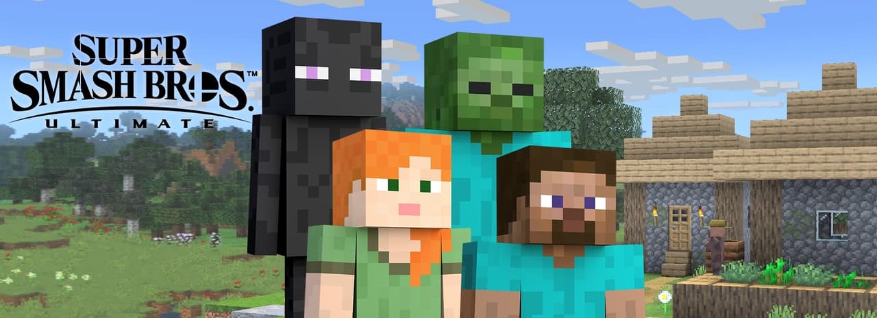 Ya construyeron memes por la colaboración entre Minecraft y Super Smash Bros. Ultimate