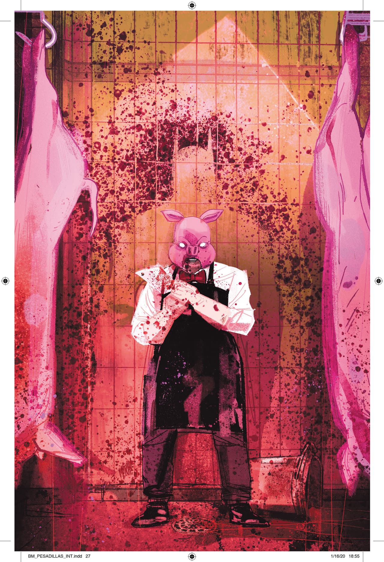 "Perdido" es el segundo sueño o, mejor dicho, pesadilla. Las ilustraciones de esta parte son las más sanginarías, los colores son vibrantes y se usan de manera ingeniosa para reflejar el estado de desorientación de Batman.