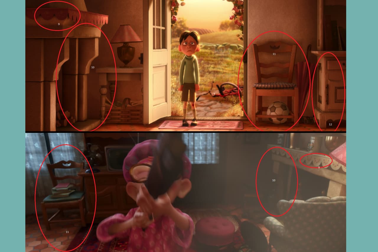 Esta teoría sobre 'Ratatouille' surgió en Internet hace tiempo. Algún fan observador notó que había elementos repetidos en la casa de la infancia de Anton Ego, el crítico de comida, y el hogar de la viejita que le dispara a Remy.